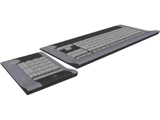 Logitech diNovo Keyboard 3D Model