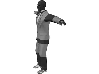 Business Man 3D Model