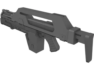 Machine Gun 3D Model