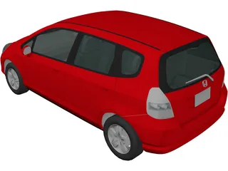 Honda Fit [Jazz] (2002) 3D Model