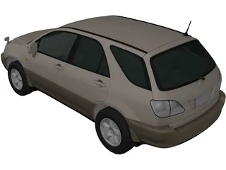 Toyota Harrier 3D Model