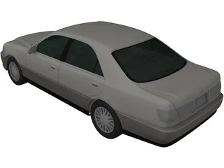 Toyota Crown (2001) 3D Model
