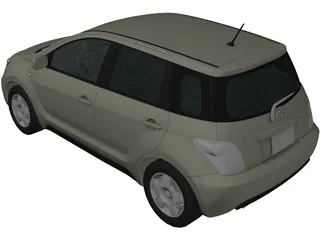 Scion xA / Toyota Ist (2001) 3D Model