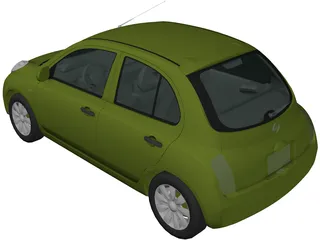 Nissan Micra (2002) 3D Model