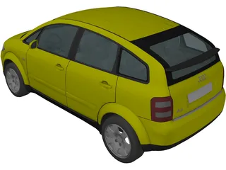 Audi A2 (2002) 3D Model