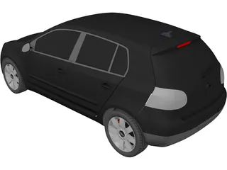 Volkswagen Golf V 3D Model