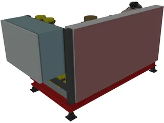 Air Compressor HP 3D Model