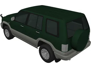 Isuzu Bighorn (2001) 3D Model