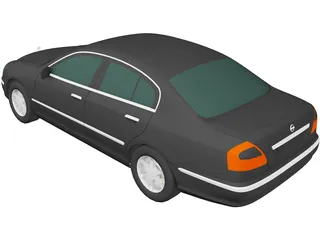 Nissan Cima (2001) 3D Model