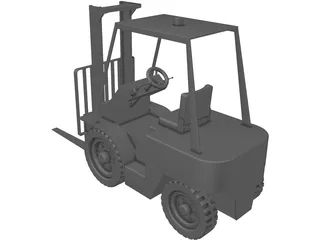 Forklift 3D Model