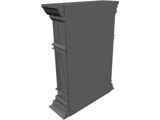 Narnia Wardrobe 3D Model