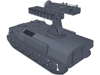 SA-13 MT-LB 3D Model