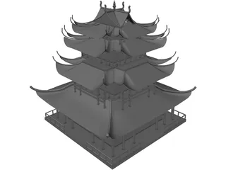 Pagoda 3D Model