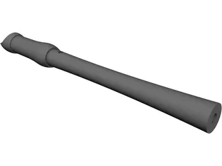 Blockflute 3D Model