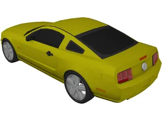 Ford Mustang (2005) 3D Model