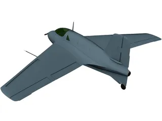 Messerschmitt Me 163 Komet 3D Model