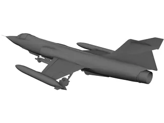 Lockheed F-104 Starfighter 3D Model