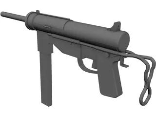 M3 Greese Gun 3D Model