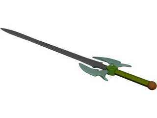 Fantasy Sword 3D Model