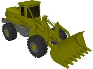 Front End Loader 3D Model