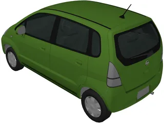 Nissan Moco (2002) 3D Model