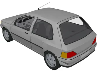 Renault Clio 3D Model