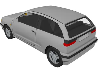 Seat Ibiza 3D Model