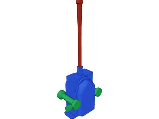 Hand Pump 3D Model