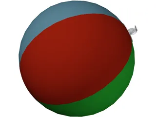 Beach Ball 3D Model