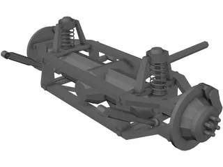 Rear Suspension 3D Model