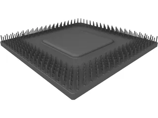 CPU Processor 3D Model