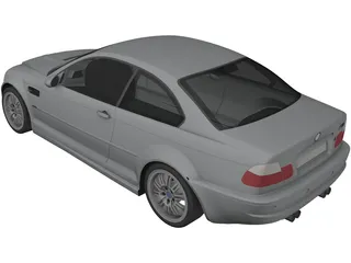 Bmw M3 CSL (2004) 3D Model