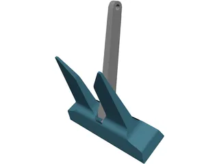 Danforth Anchor 3D Model