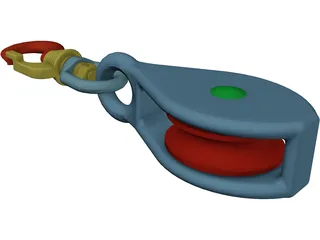 Crane Hook Small 3D Model