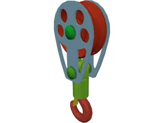 Crane Hook Medium 3D Model