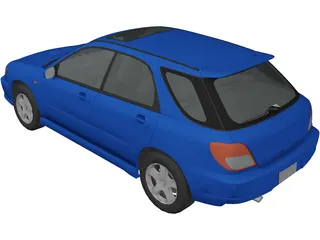 Subaru Impreza WRX Sport Wagon 3D Model