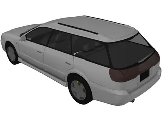 Subaru Legacy (1998) 3D Model