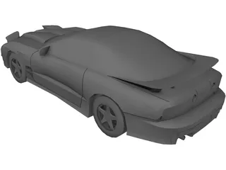 Pontiac Trans Am WS6 3D Model