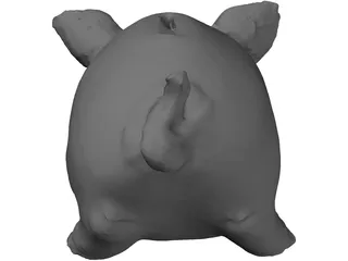 Pig Moneybox 3D Model