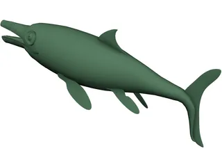 Ictiosaurus 3D Model