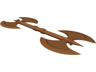 Double Axe 3D Model