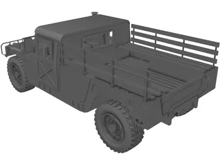 HUMVEE 2-door 3D Model