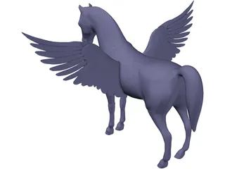 Flying Horse 3D Model