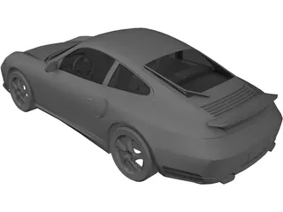 Porsche 911 996 Turbo 3D Model