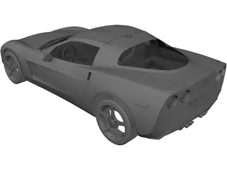 Chevrolet Corvette C6 3D Model