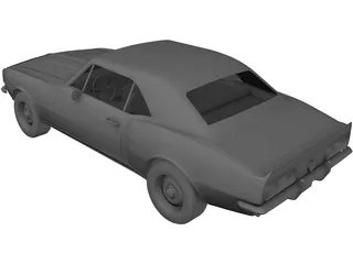 Chevrolet Camaro SS (1969) 3D Model