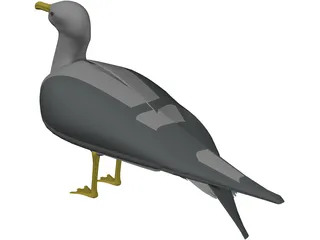 Seagull Standing 3D Model