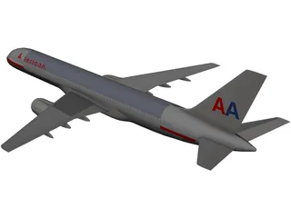 Boeing 757-200 3D Model