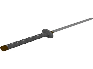 Ninjato Katana 3D Model