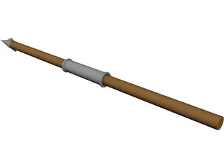 Short Roman Spear 3D Model